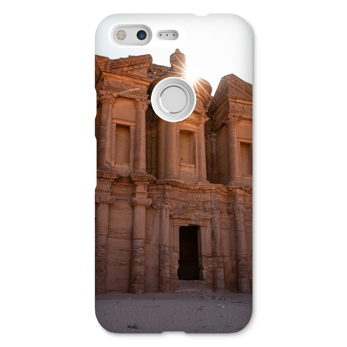 Ad Deir Petra light leak Snap Phone Case