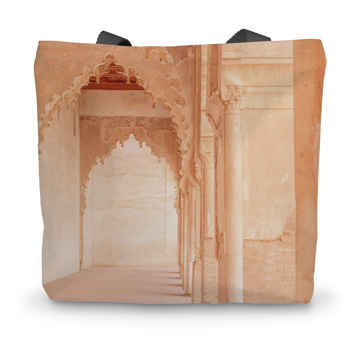 Arabesque Tinmal Mosque Canvas Tote Bag