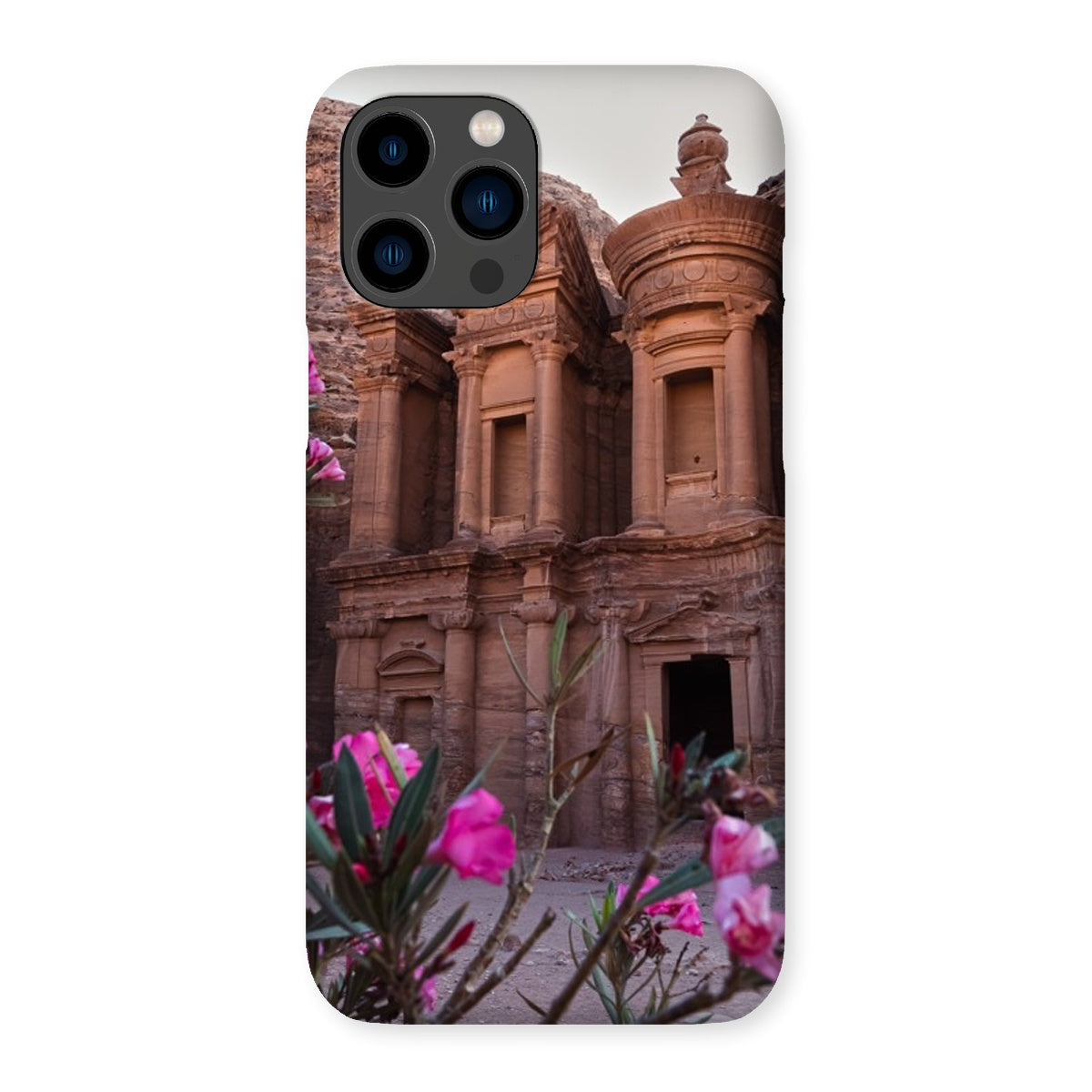 Ad Deir in Bloom Petra Snap Phone Case