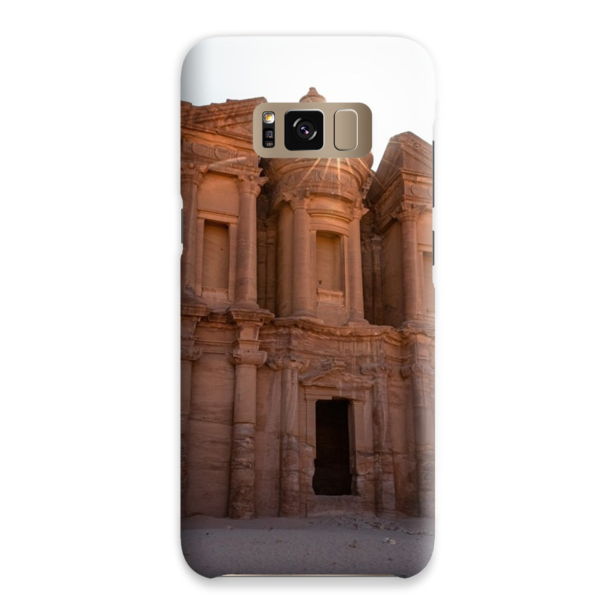 Ad Deir Petra light leak Snap Phone Case