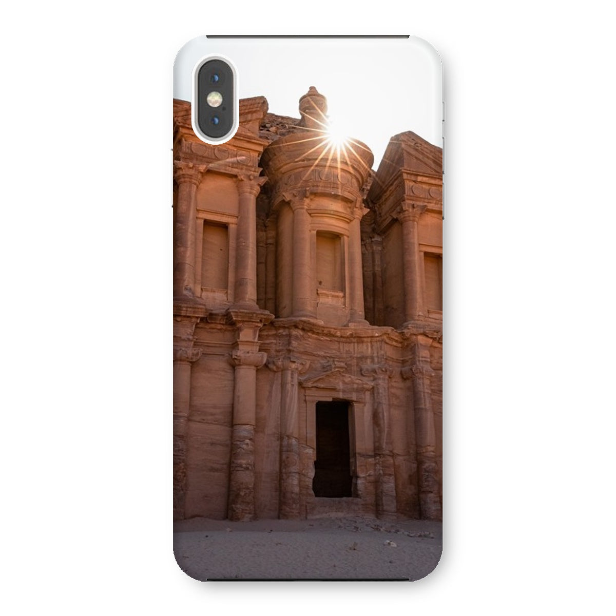 Ad Deir Petra light leak Snap Phone Case