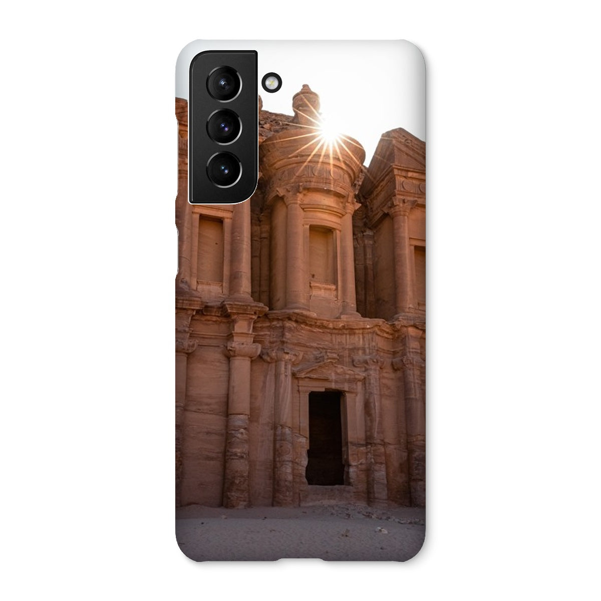 Ad Deir Petra light leak Snap Phone Case