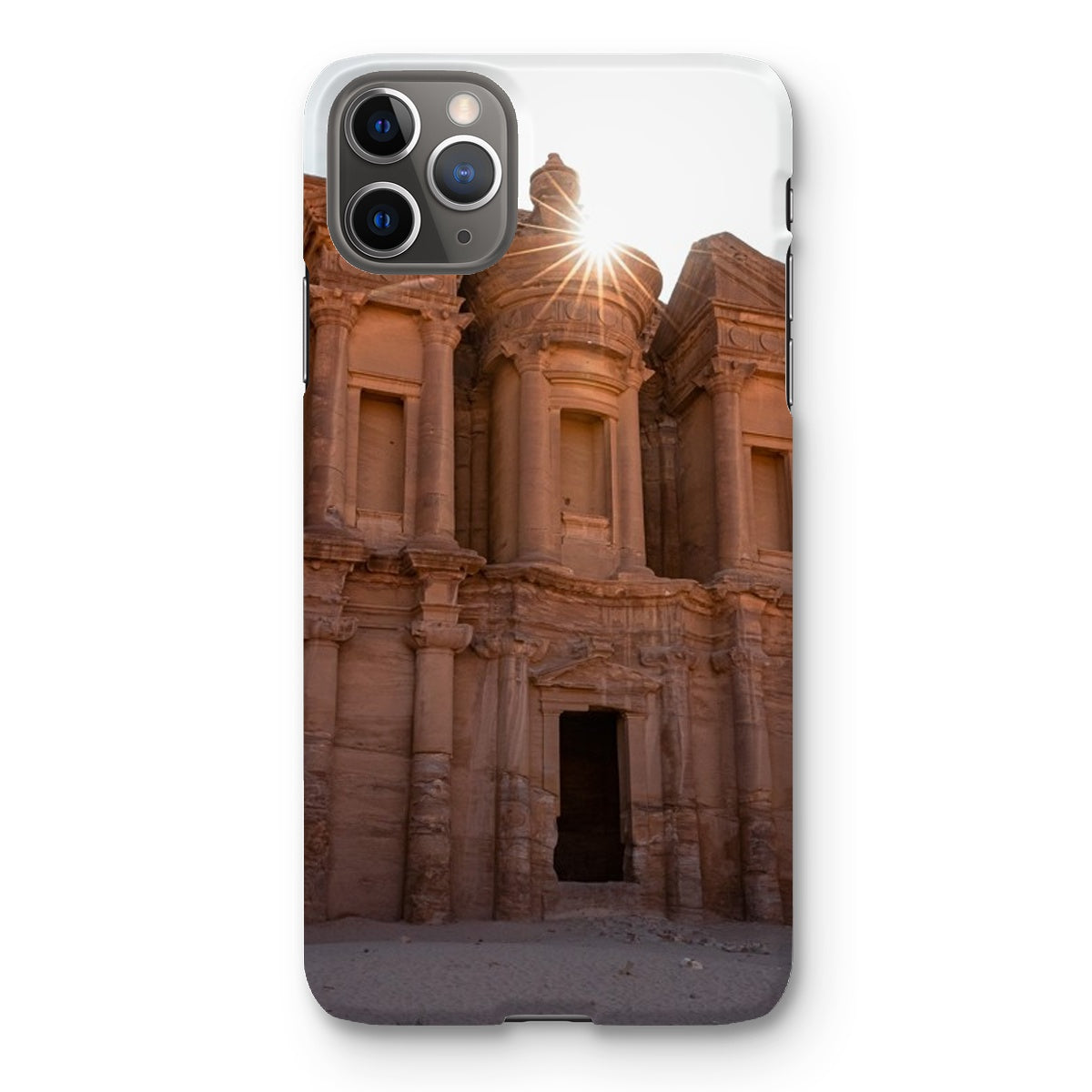 Ad Deir Petra light leak Snap Phone Case