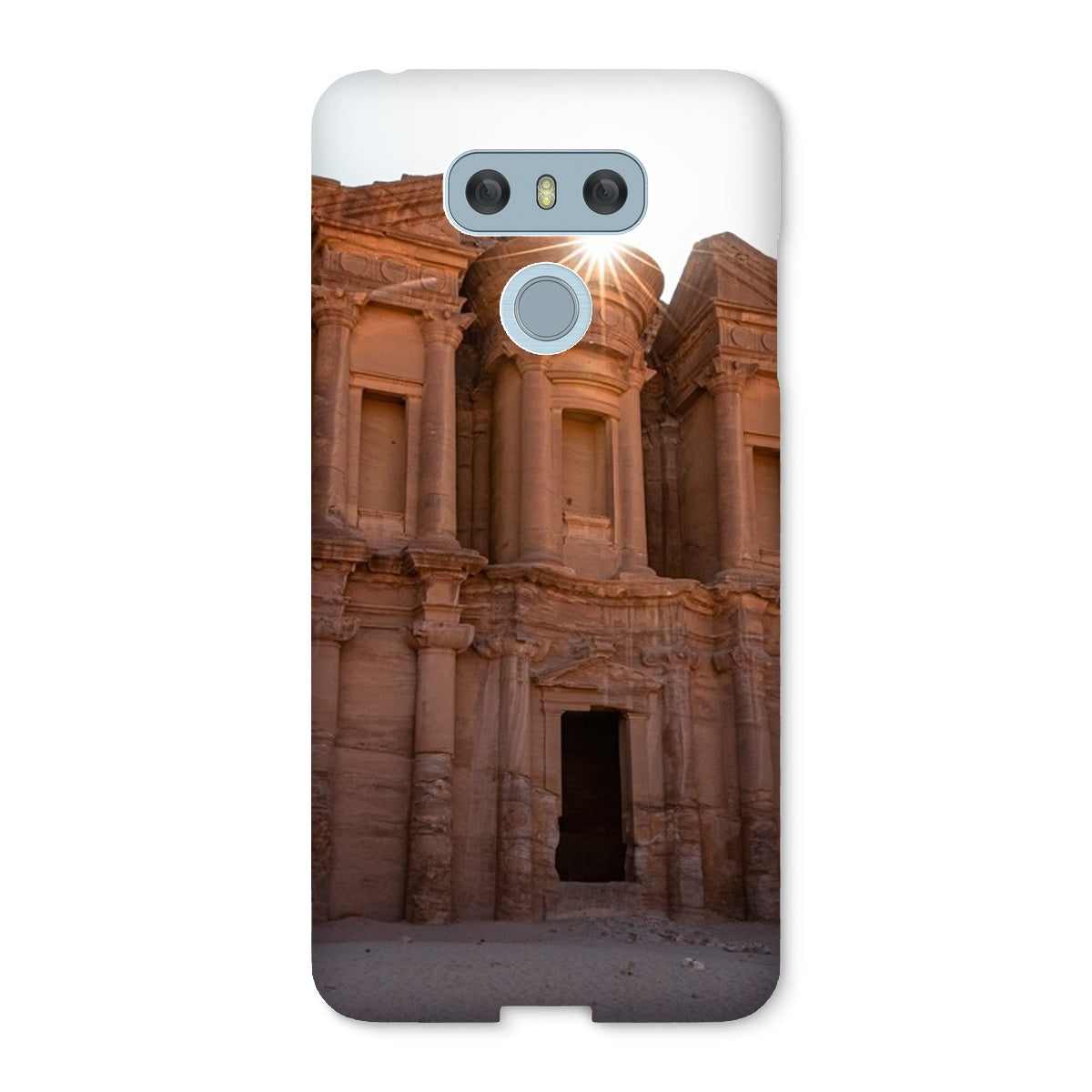 Ad Deir Petra light leak Snap Phone Case