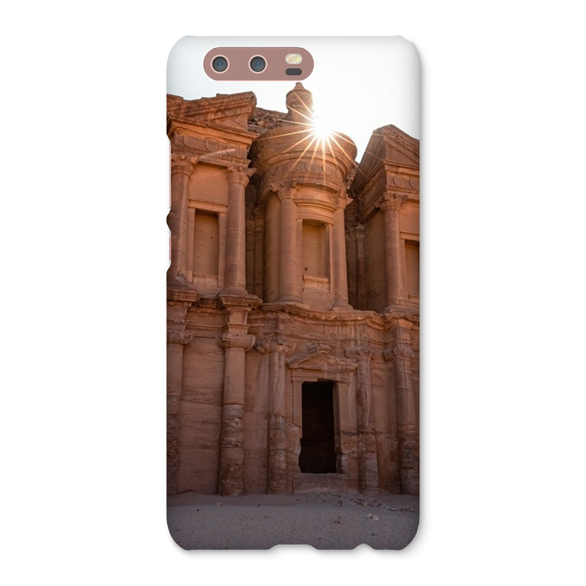 Ad Deir Petra light leak Snap Phone Case