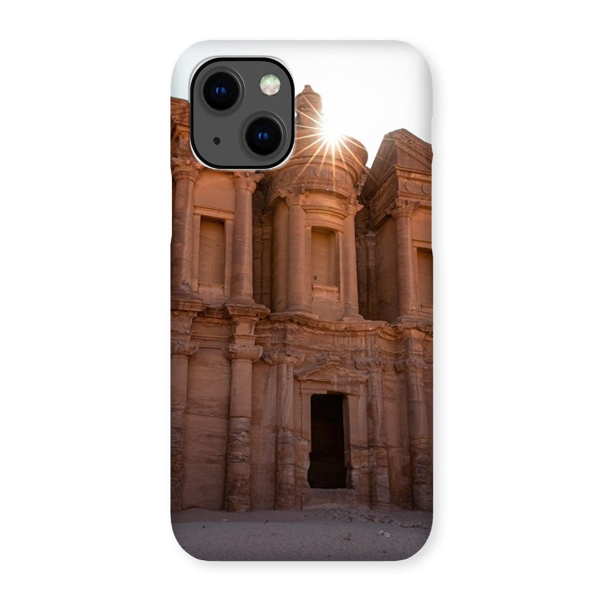 Ad Deir Petra light leak Snap Phone Case