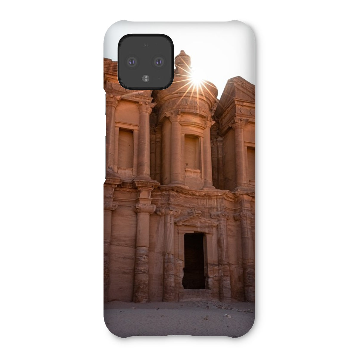 Ad Deir Petra light leak Snap Phone Case