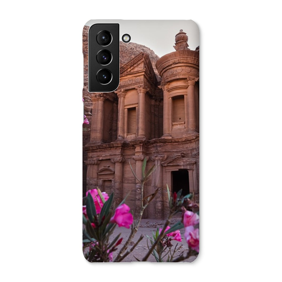 Ad Deir in Bloom Petra Snap Phone Case