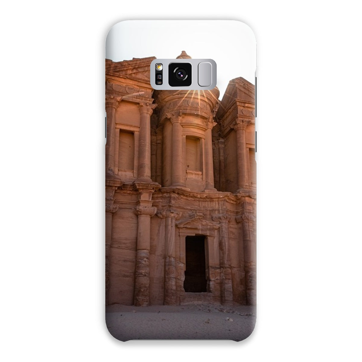 Ad Deir Petra light leak Snap Phone Case