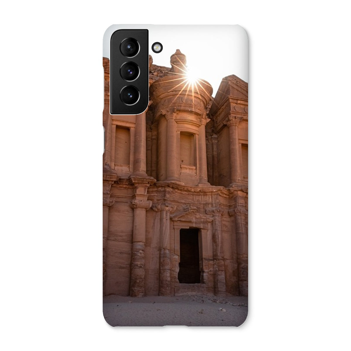 Ad Deir Petra light leak Snap Phone Case