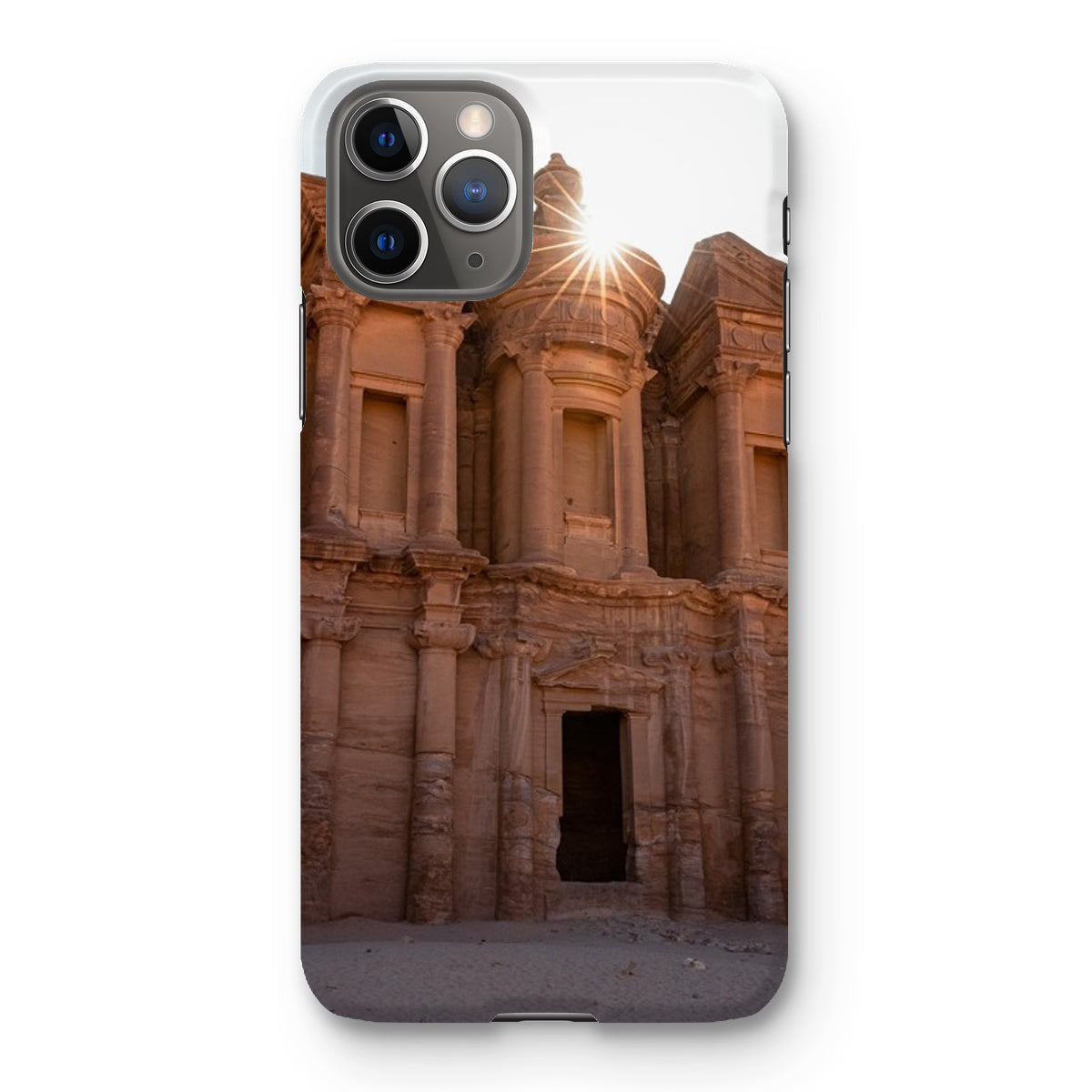 Ad Deir Petra light leak Snap Phone Case