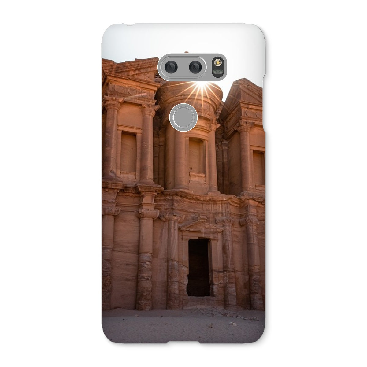 Ad Deir Petra light leak Snap Phone Case